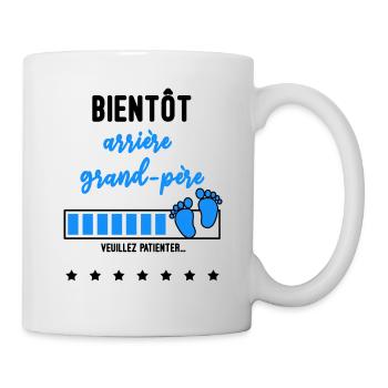 bientôt Arrière grand-père - Mug blanc - blanc - Droite