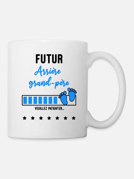 futur Arrière grand-père - Mug blanc - blanc
