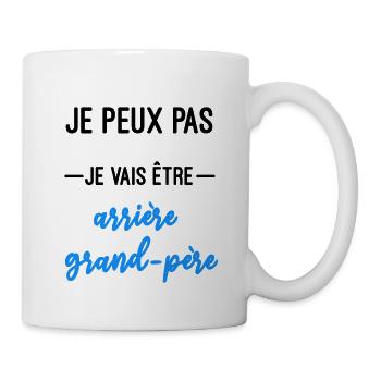 je vais être Arrière grand-père grossesse - Mug blanc - blanc - Droite