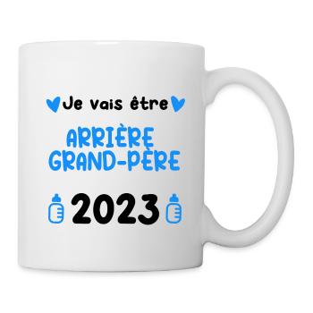 Annonce grossesse Arrière grand-père 2023 - Mug blanc - blanc - Droite