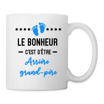 bonheur être Arrière grand-père Annonce grossesse - Mug blanc - blanc - Droite