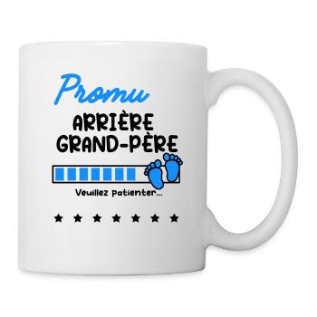 Annonce grossesse Promu Arrière grand-père - Mug blanc - blanc - Droite