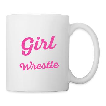 Drôle wrestling girls catcheuse femme oui je suis - Mug blanc - blanc - Droite
