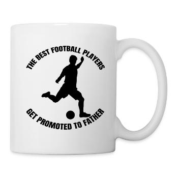Fußballer Fußball Fußballtrainer Fußballspieler - Tasse - Weiß - Rechts