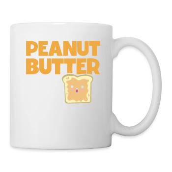 Peanut Butter Saying Peanut Butter Lover Gift - Mug - white - Right