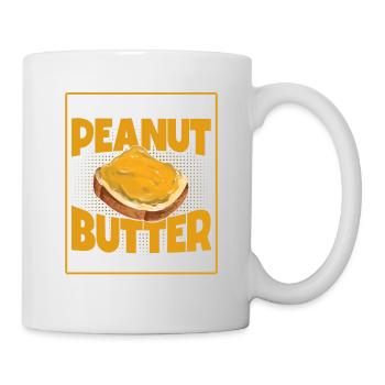 Peanut Butter Saying Peanut Butter Lover Gift - Mug - white - Right