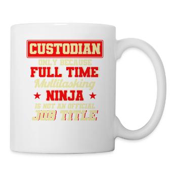 Janitor Gift School Janitor - Mug - white - Right