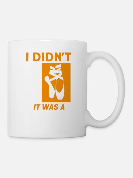 Ballet Ballerina Tänzerin Ballet - Tasse - Weiß