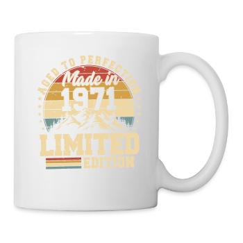 Vieilli À La Perfection Fabriqué En 1971 - Mug blanc - blanc - Droite