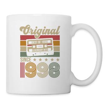 Vintage Geburtstag Original Geschenkidee 1998 - Tasse - Weiß - Rechts