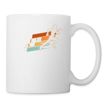 Läuferin Marathon Hundemutter Hunde Mutter - Tasse - Weiß - Rechts