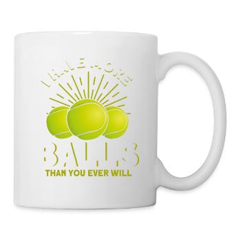 Tennis saying tennis player gift tennis - Mug - white - Right