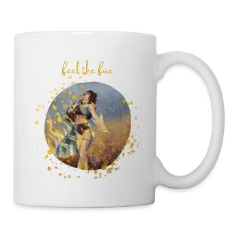 Feel the fire,phoenix - Mug - white - Right