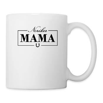 Noriker Mama Reiter Pferde Noriker - Tasse - Weiß - Rechts