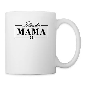 Isländer Mama Reiter Isi Pferde Isländer - Tasse - Weiß - Rechts