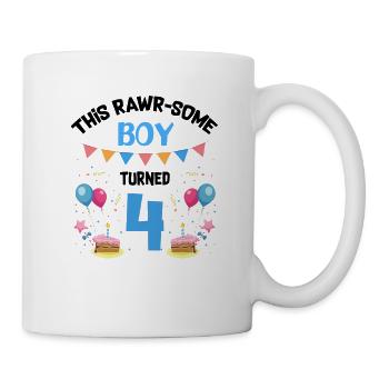 Parasaurolophus Boys Design Birthday Party - Mug - white - Right