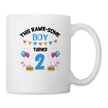 Parasaurolophus Boys Design Birthday Party - Mug - white - Right