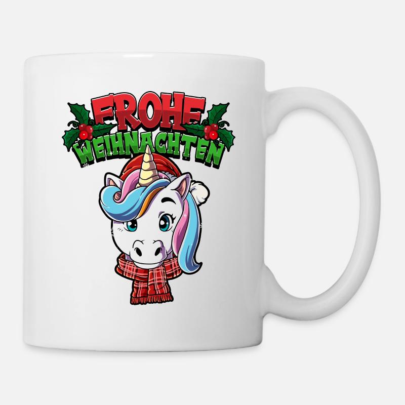 Frohe Weihnachten - Tasse - Weiß