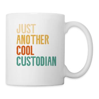 Juste un autre concierge d’école cool - Mug blanc - blanc - Droite