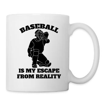 Baseball Gift Baseball Game Baseball Lovers - Mug - white - Right