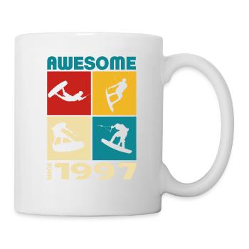 Awesome since 1997. Wakeboard Lifestyle - Mug - white - Right