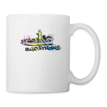 C’est un truc de SUP. Stand up paddle et paddleboard. - Mug blanc - blanc - Droite