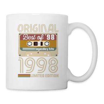 Vintage Geburtstag Original Geschenkidee 1998 - Tasse - Weiß - Rechts