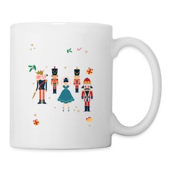 Märchen Klara Nussknacker Figur Prinz Ballett Weih - Tasse - Weiß - Rechts