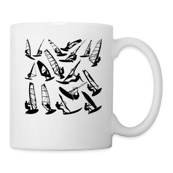 Planche à voile Cadeau de planche à voile - Mug blanc - blanc - Droite