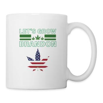 Cultivons Brandon Cannabis Cannabis Légalisation de la marijuana - Mug blanc - blanc - Droite