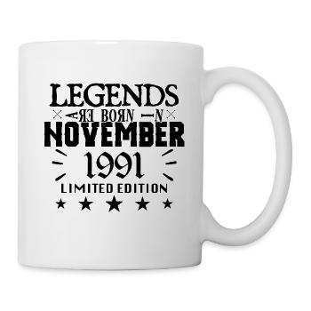 November 1991 | 1991 legends were born in November - Mug - white - Right