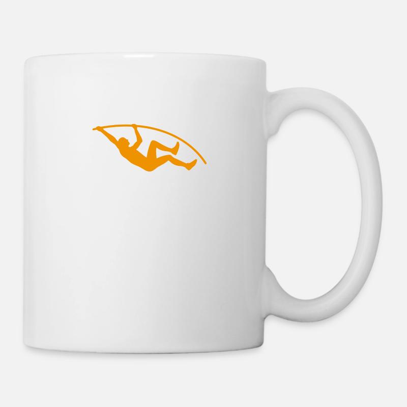Saut à la perche Saut en hauteur Athlétisme Décathlon - Mug blanc - blanc