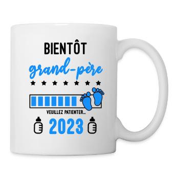 Bientôt grand-père 2023 Annonce grossesse - Mug blanc - blanc - Droite