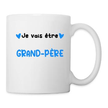 Annonce grossesse je vais être grand-père - Mug blanc - blanc - Droite