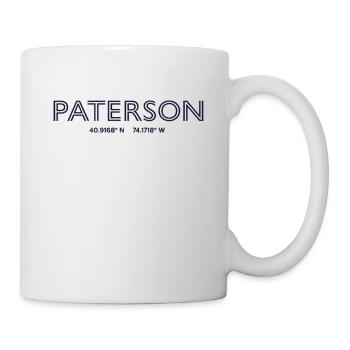 USA Stadt Koordinaten - Paterson - Tasse - Weiß - Rechts