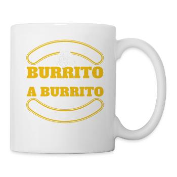 Burrito Taco Mexico Food Fan Burrito Eating - Mug - white - Right