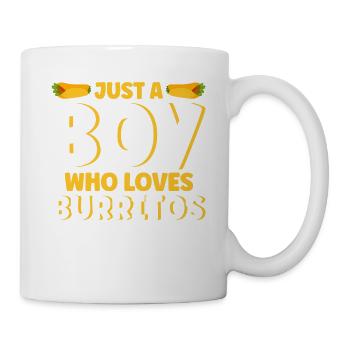 Burrito Taco Mexico Food Fan Burrito Eating - Mug - white - Right