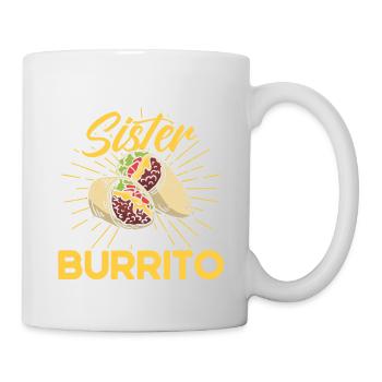 Burrito Taco Mexico Food Fan Burrito Eating - Mug - white - Right