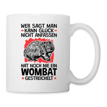 Wombats streicheln Beuteltier Wombat - Tasse - Weiß - Rechts
