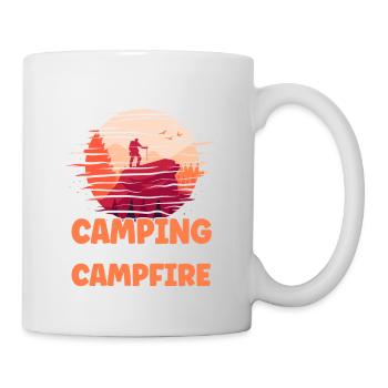 Camping Randonnée Cadeau Campeur Randonneur En Plein Air - Mug blanc - blanc - Droite