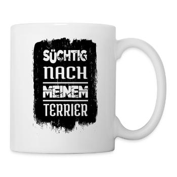 lustiger spruch dogge bachhund haustier geschenk - Tasse - Weiß - Rechts