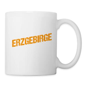Heimatliebe Erzgebirge Berg Wandern - Tasse - Weiß - Rechts
