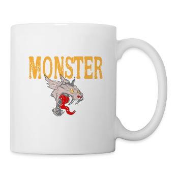 C’est mon costume de monstre rétro drôle Halloween - Mug blanc - blanc - Droite
