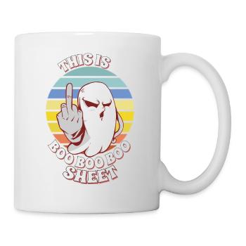 C’est Boo Boo Sheet Retro Funny Ghost Halloween - Mug blanc - blanc - Droite