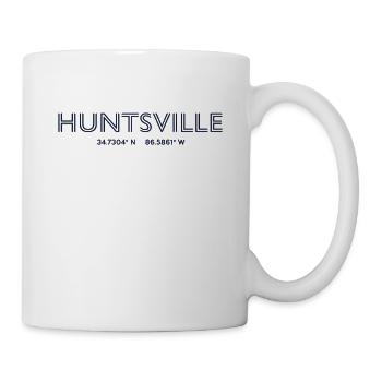 USA City Coordinates - Huntsville - Mug - white - Right