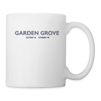 USA City Coordinates - Garden Grove - Mug - white - Right