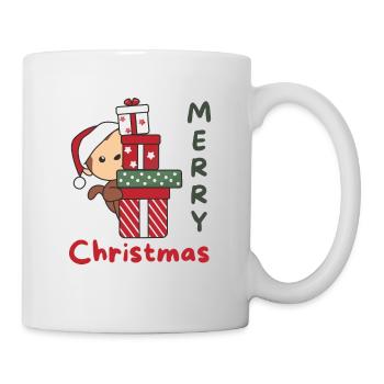 Monkey Christmas Gift Winter Animals Monkeys - Mug - white - Right