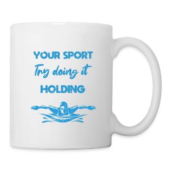 Swimming Swimmers Fun Swimming Sports Practice - Mug - white - Right