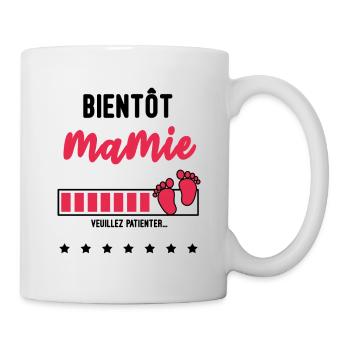 bientôt Mamie - Mug blanc - blanc - Droite