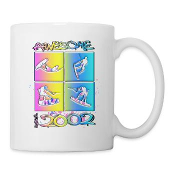 Awesome since 2002. Wakeboard Lifestyle - Mug - white - Right